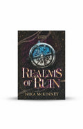 BestBuyBook Realms of Ruin fantasy romance book cover featuring an icy compass design on a dark, magical background.