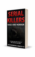 BestBuyBook paperback book titled Serial Killers Rage and Horror by Jack Rosewood featuring a dark skull cover design