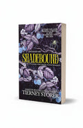 BestBuyBook Shadebound by Tierney Storer, a dark fantasy romance book cover with purple berries and a spider.