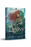 BestBuyBook cover art for Sought By Destiny by Monica Ageno featuring a woman with red hair in a green cloak