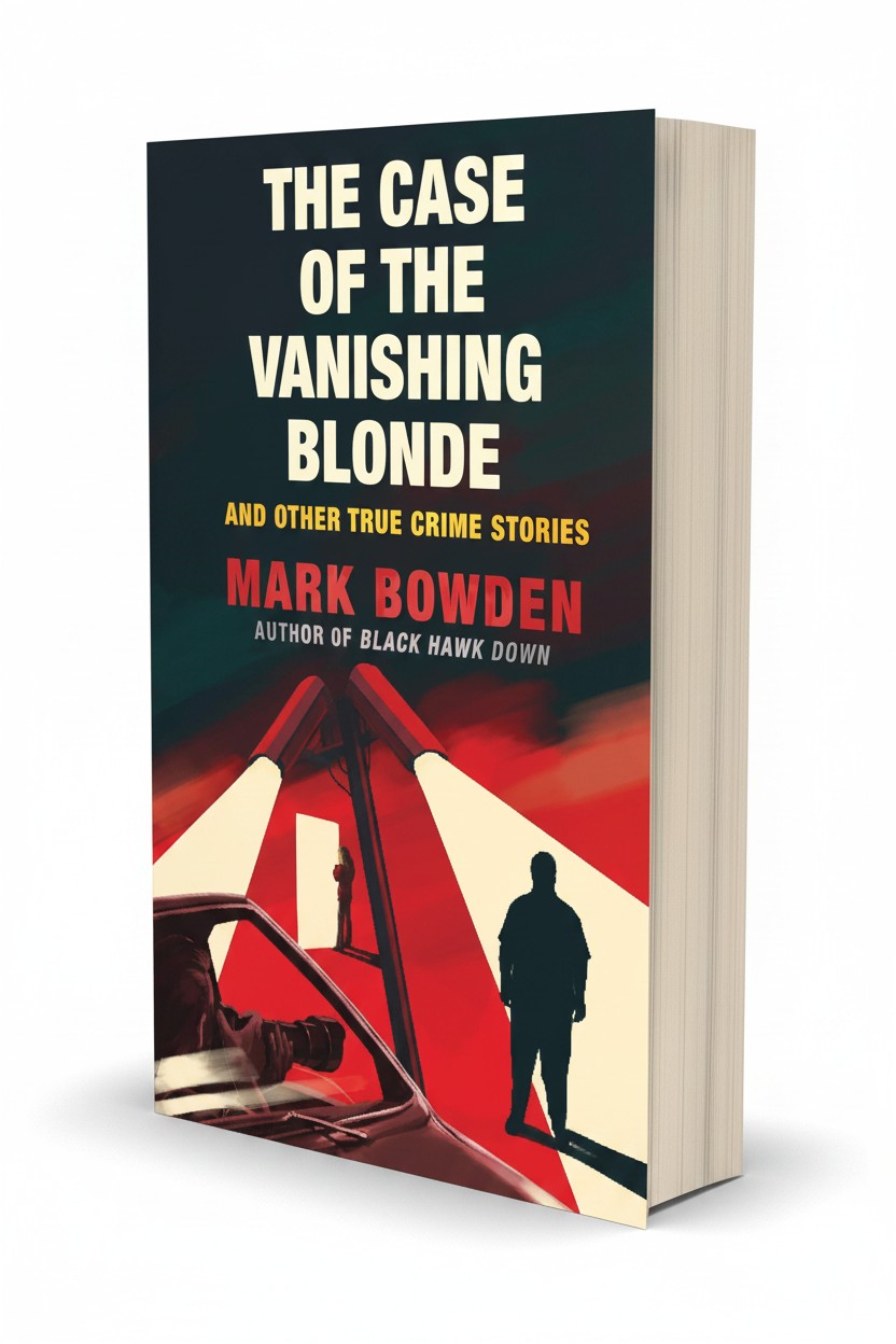 BestBuyBook copy of The Case of the Vanishing Blonde by Mark Bowden, a true crime book with a dark illustrated cover.