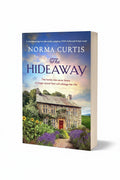 BestBuyBook paperback cover of The Hideaway by Norma Curtis featuring a stone cottage with purple flowers