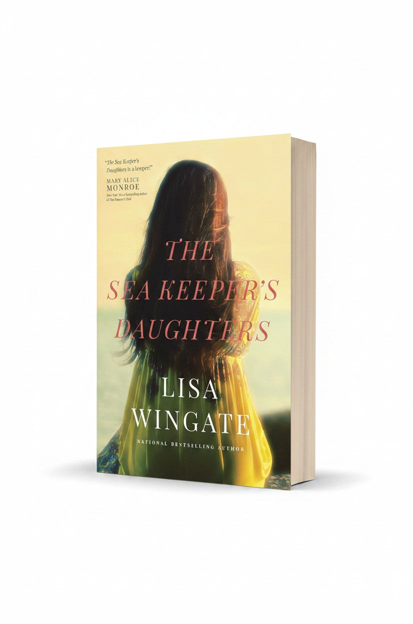 BestBuyBook paperback edition of The Sea Keeper's Daughters by Lisa Wingate featuring a woman looking at the ocean.