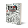 BestBuyBook True Crime Colouring Book featuring 52 US cases with intricate character illustrations for adult colorists