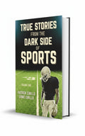 BestBuyBook True Stories from the Dark Side of Sports book cover featuring a football player on a field