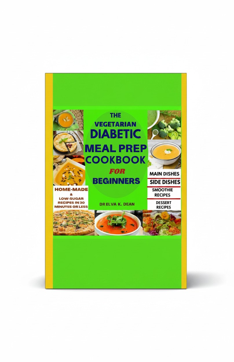 BestBuyBook vegetarian diabetic meal prep cookbook for beginners with low-sugar instant pot recipes and meal plans.