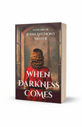 BestBuyBook When Darkness Comes by John Anthony Miller historical fiction novel cover featuring a woman in red