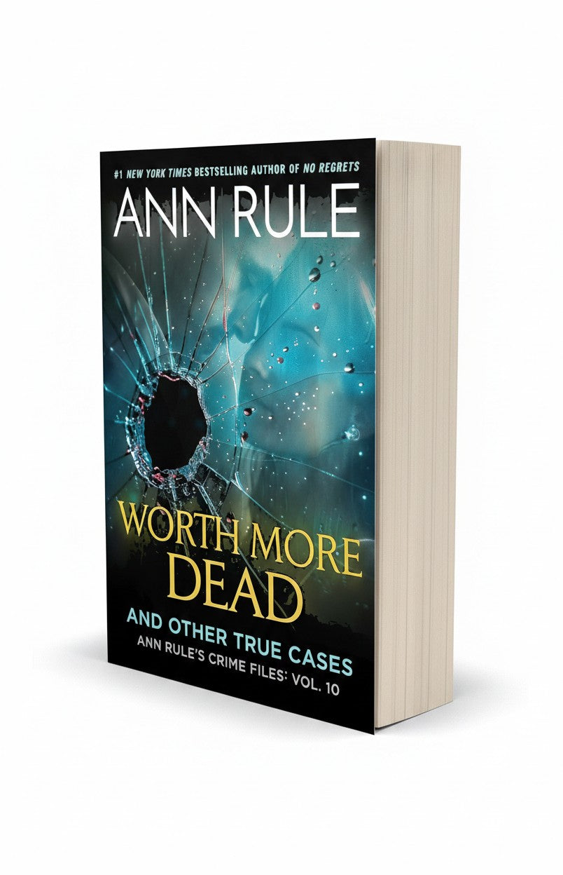 BestBuyBook paperback edition of Worth More Dead by Ann Rule featuring a shattered glass cover design