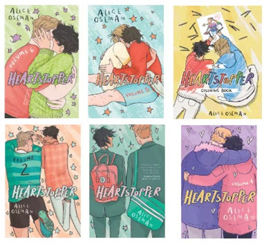 Heartstopper Series 6 Book Box set by Alice Oseman
